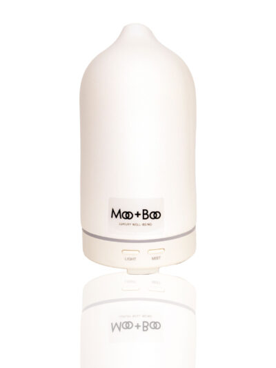 Moo + Boo Luxury Ceramic Aroma Diffuser – White